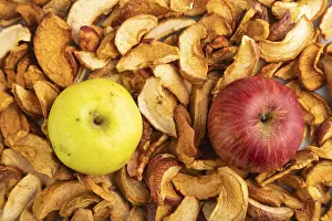 Dried Apples Drucke: Dried Apples, texture, Top view