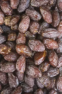 Full Frame Food Images Drucke: Dried dates (Phoenix)