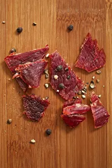 Domestic Cattle Nutrition Drucke: Dried meat, beef jerky