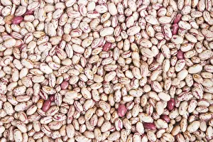 Close Up Bean Images Drucke: Dried patterned beans