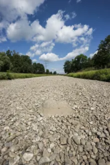 Global Warming Effects Drucke: Dried-up river, climate change