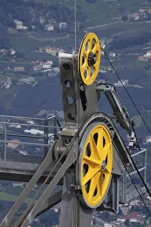 Cable Car Transport Drucke: Driving a cable car