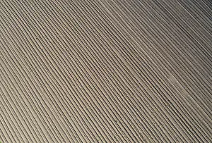 Agricultural Landscape From Above Drucke: Drone image, ploughed field, from above