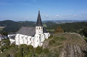 Travel Photography With Drone Drucke: Drone image, Sankt Thomas am Blasenstein
