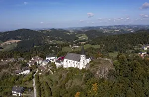 Drone Photography In Austria Drucke: Drone image, Sankt Thomas am Blasenstein