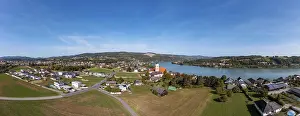 Aerial Photography Lower Austria Drucke: Drone image, view of Gottsdorf