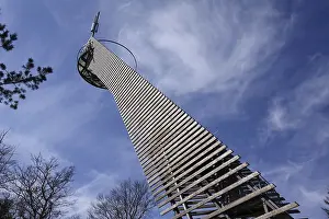European Observation Point Drucke: Drum tower in Odenwald