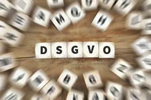 Stuttgart Germany Image Drucke: DSGVO Basic Data Protection Regulation