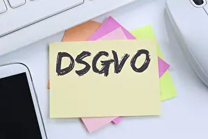 Stuttgart Germany Image Drucke: DSGVO Basic Data Protection Regulation