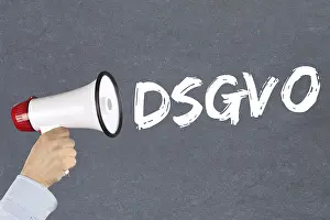 Stuttgart Germany Drucke: DSGVO Basic Data Protection Regulation