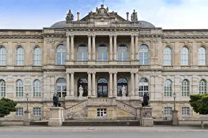 Classicistic Architecture Europe Drucke: Ducal Museum Gotha, Gotha, Thuringia, Germany
