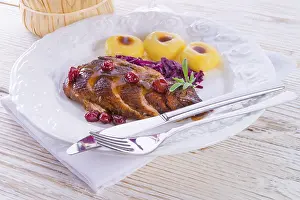 Deserted Meal Drucke: Duck fillet