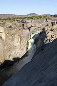 Augrabies Falls National Park Drucke: Dumping at the Orange River Waterfall