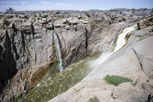 Augrabies Falls National Park Drucke: Dumping at the Orange River Waterfall