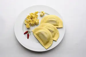 Pasta Dish Drucke: Dumplings (c) www.BilderBox.com