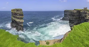 County Mayo Attractions Drucke: Dun Briste Sea Stack at Downpatrick Head