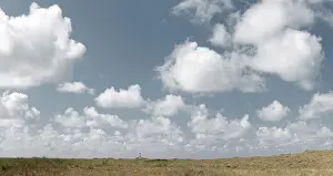 Deserted Lighthouse Building Drucke: Dune landscape with lighthouse at Ellenbogen