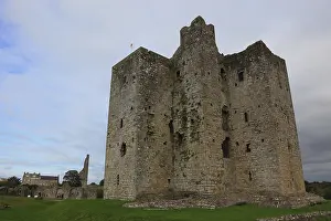 Historic European Architecture Drucke: Dunmoe Castle in Navan, An Uaimh