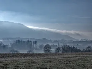 Southern Germany Evening Sky Drucke: Dusk in Hegau