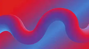 Modern Illustration Drucke: A dynamic design featuring a flowing