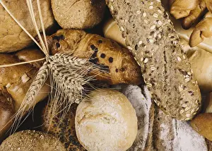 Breakfast Meal Options Drucke: Ear wheat whole grain loaves different bread