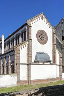 Abandoned Synagogue Europe Drucke: East facade of the synagogue
