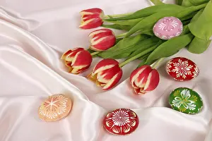 Painted Easter Eggs Drucke: Easter arrangement
