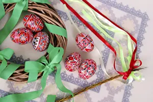 Traditional Easter Decoration Drucke: Easter arrangement