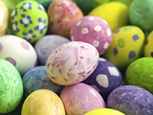 Easter Eggs Drucke: Easter eggs
