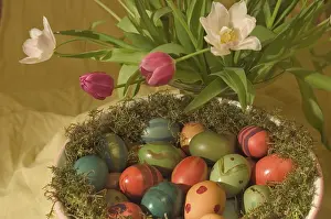 Traditional Easter Decoration Drucke: Easter nest