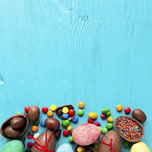 Christian Tradition Drucke: Easter sweets eggs