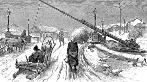 Southeast Europe History Drucke: The Eastern Question, a customs post in Romania