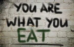 Healthy Eating Concept Drucke: Eating Concept
