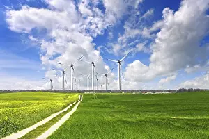 Eco Friendly Energy Source Drucke: Eco landscape