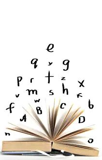 Deserted Library Drucke: Education concept