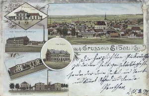 Eastern German Landscape Drucke: Eibau in the district of Goerlitz