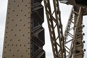 Western Europe Landmark Photography Drucke: Eiffel Tower, Rivets, Close-up