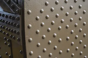 Close View Of The Eiffel Tower Drucke: Eiffel Tower, Rivets, Close-up