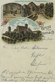 Eisenach, Thüringen, Deutschland, Blick um circa 1910