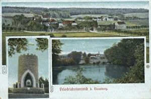 Digital Reproduction Of Postcard Drucke: Eisenberg in Thuringia, Friedrichstanneck