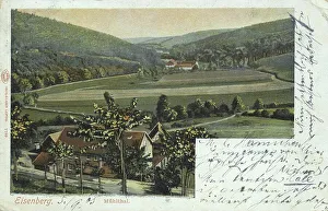 Exact Date Unknown Historical Image Drucke: Eisenberg in Thuringia, Thuringia