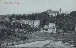 Empty Village In Germany Drucke: Eisenberg in Thuringia, Thuringia