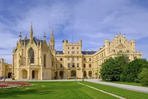 Neo Gothic Architecture Europe Drucke: Eisgrub Castle, Lednice Castle