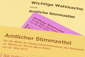 Central Europe Politics Drucke: Election documents for the local elections