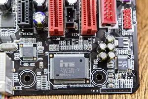 Printed Wiring Board PWB Drucke: Electronic board with electrical components