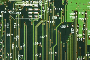 Digital Background Drucke: Electronic detail close up as a background