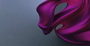 Drucke von Ein eleganter Hintergrund zeigt fließendes Gewebe in leuchtendem Rosa gegen einen weichen grünen Untergrund, was eine visuell beeindruckende und moderne Ästhetik schafft Minimalistische Kunstwerke Drucke: Ein eleganter Hintergrund zeigt fließende Stoffe in leuchtendem Rosa gegenüber einer weichen grünen Oberfläche