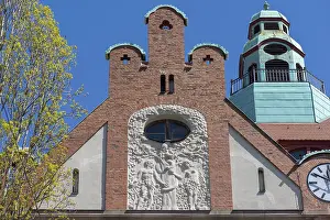 German Educational Institution Drucke: Detail of the elementary school Dr