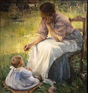 Balearic Islands Tourist Attraction Drucke: Elisabeth Nourse, Under the Trees