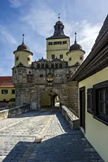 German Fortification Architecture Drucke: Ellinger Tor, medieval city gate